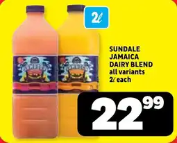 Usave Sundale jamaica dairy blend offer