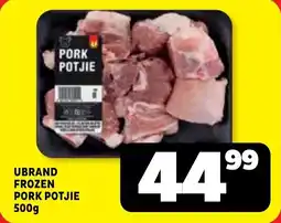 Usave Ubrand frozen pork potjie offer