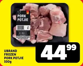 Usave Ubrand frozen pork potjie offer