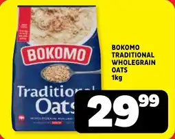 Usave Bokomo traditional wholegrain oats offer