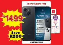 Usave Tecno Spark 40c offer
