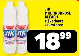 Usave Jik multipurpose bleach offer