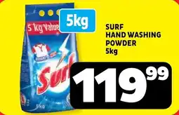 Usave Surf hand washing powder offer