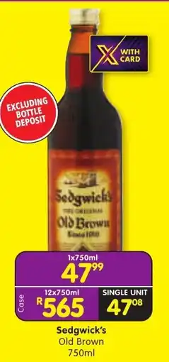 Shoprite Liquor Sedgwick's Old Brown offer