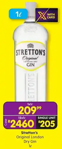 Shoprite Liquor Stretton's Original London Dry Gin offer