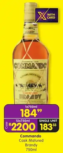 Shoprite Liquor Commando Cask Matured Brandy offer