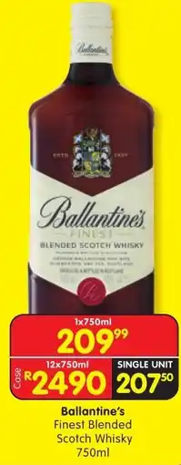 Shoprite Liquor Ballantine's Finest Blended Scotch Whisky offer