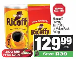 Spar Nescafé Ricoffy Tin or Value Pack offer