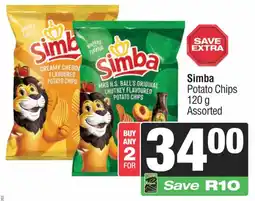 Spar Simba Potato Chips Assorted offer