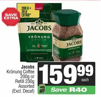 Jacobs Krönung Coffee or Refill Assorted