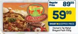 Pick n Pay Osman's Taj Mahal Breyani Pack offer