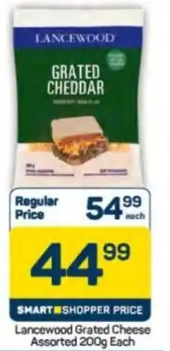 Pick n Pay Lancewood Grated Cheese Assorted offer