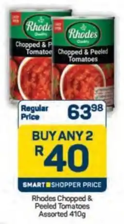 Pick n Pay Rhodes Chopped & Peeled Tomatoes Assorted offer