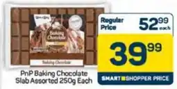 Pick n Pay PnP Baking Chocolate Slab Assorted offer