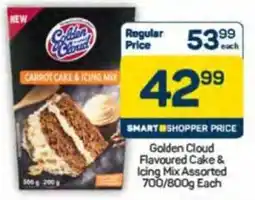 Pick n Pay Golden Cloud Flavoured Cake & Icing Mix Assorted offer
