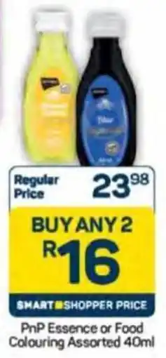 Pick n Pay PnP Essence or Food Colouring Assorted offer