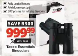 Checkers Tasco Essentials Binoculars offer