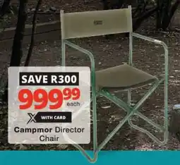Checkers Campmor Director Chair offer