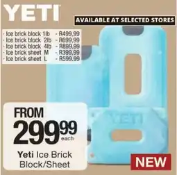 Checkers Yeti Ice Brick Block/ Sheet offer