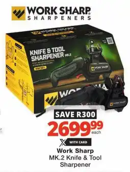 Checkers Work Sharp MK.2 Knife & Tool Sharpener offer