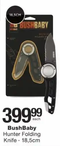 Checkers BushBaby Hunter Folding Knife offer