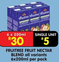 Shoprite Fruitree fruit nectar blend offer