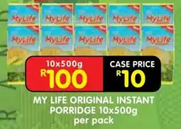 Shoprite My life original instant porridge offer