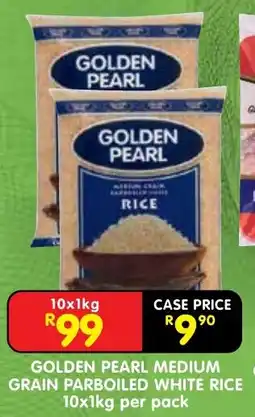 Shoprite Golden pearl medium grain parboiled white rice offer