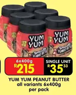 Shoprite Yum yum peanut butter offer