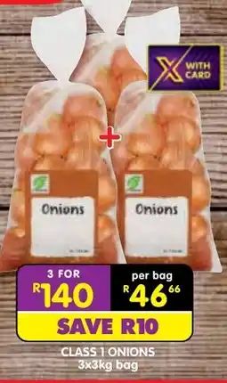 Shoprite Class 1 Onions offer
