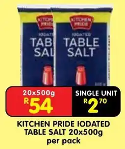 Shoprite Kitchen pride iodated table salt offer