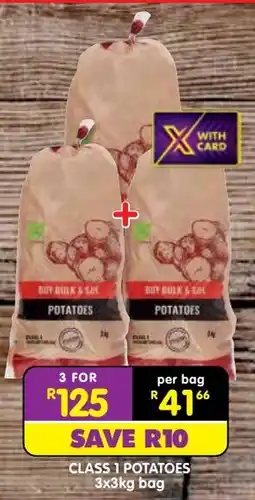 Shoprite Class 1 Potatoes offer