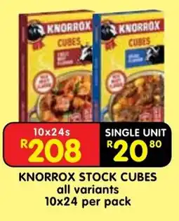 Shoprite Knorrox stock cubes offer