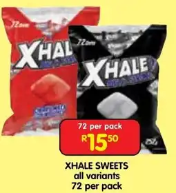 Shoprite Xhale sweets offer