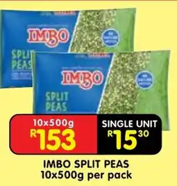 Shoprite Imbo split peas offer