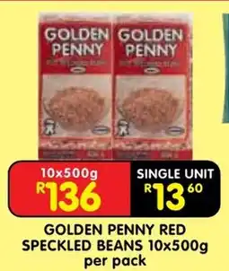 Shoprite Golden penny red speckled beans offer