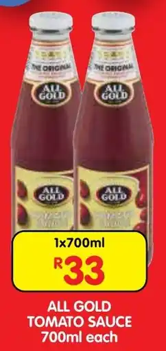 Shoprite All gold tomato sauce offer