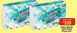 Shoprite Vitalli deluxe toilet rolls offer