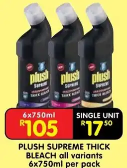 Shoprite Plush supreme thick bleach offer