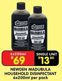 Shoprite Newden madubula household disinfectant offer