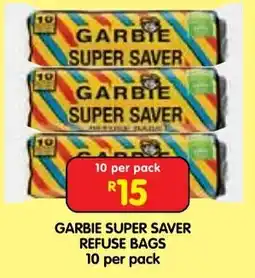 Shoprite Garbie super saver refuse bags offer