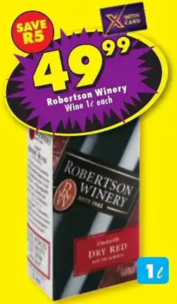 Shoprite Liquor Robertson Winery Wine offer