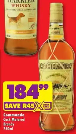 Shoprite Liquor Commando Cask Matured Brandy offer