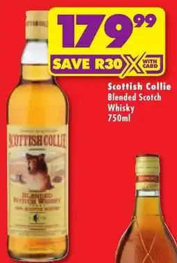 Shoprite Liquor Scottish Collie Blended Scotch Whisky offer