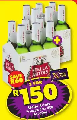 Shoprite Liquor Stella Artois Premium Beer NRB offer