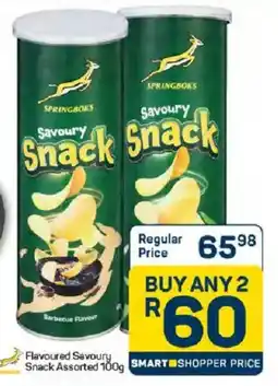 Pick n Pay Springboks Flavoured Savoury Snack Assorted offer