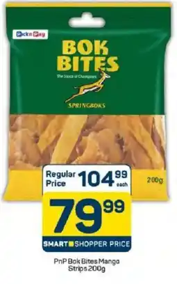 Pick n Pay PnP Bok Bites Mango Strips offer