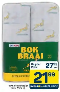 Pick n Pay PnP Springbok Roller Towel White offer