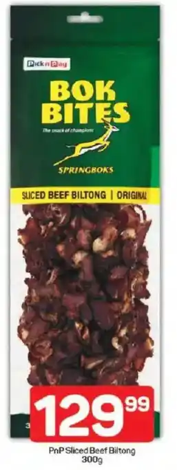 PnP Sliced Beef Biltong