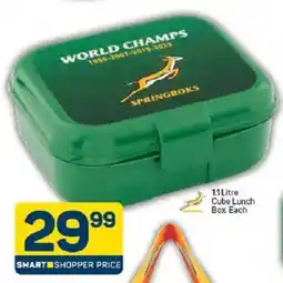 Pick n Pay Springboks Cube Lunch Box offer